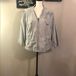 Embellished Gray Jacket